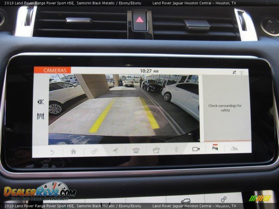 2019 Land Rover Range Rover Sport HSE Santorini Black Metallic / Ebony/Ebony Photo #34