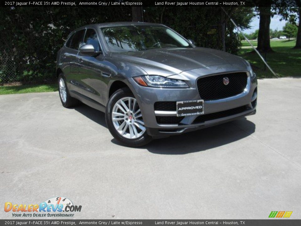 2017 Jaguar F-PACE 35t AWD Prestige Ammonite Grey / Latte w/Espresso Photo #1