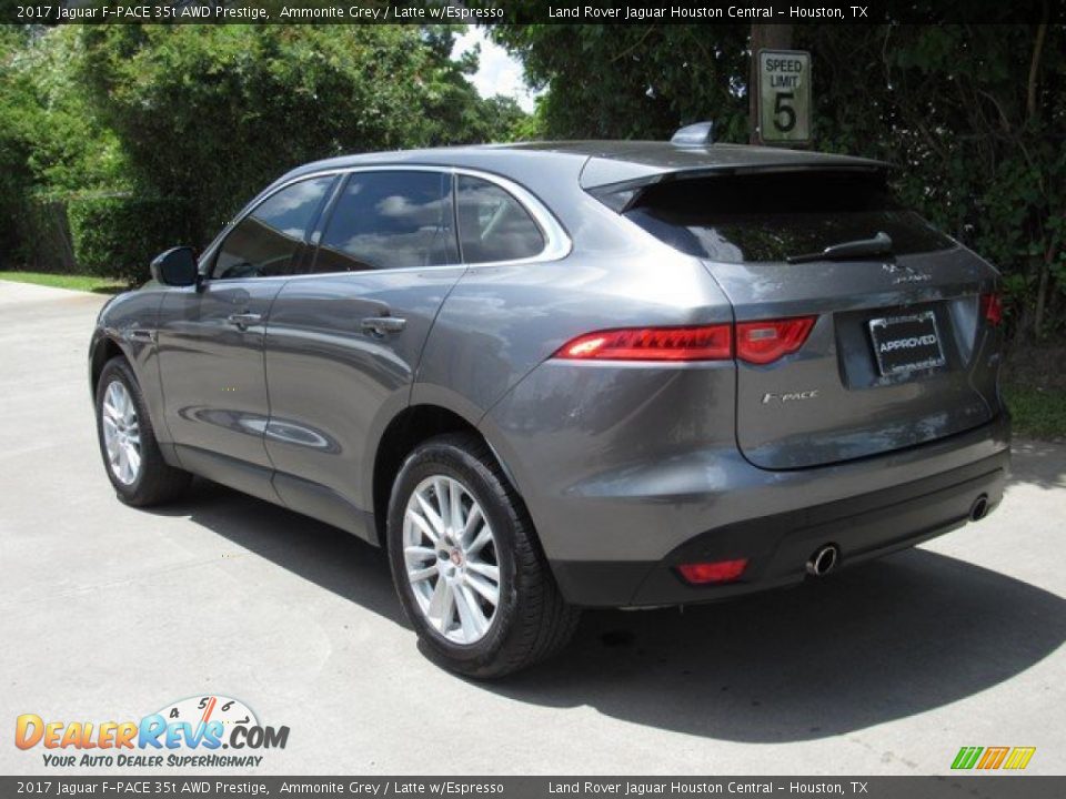 2017 Jaguar F-PACE 35t AWD Prestige Ammonite Grey / Latte w/Espresso Photo #2