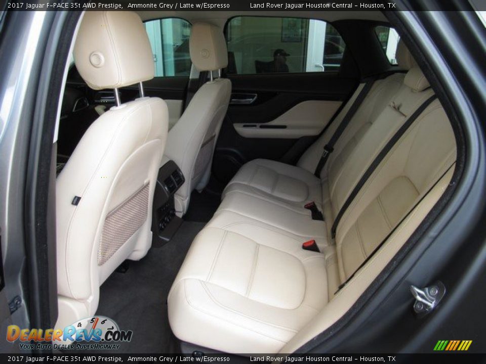 2017 Jaguar F-PACE 35t AWD Prestige Ammonite Grey / Latte w/Espresso Photo #5