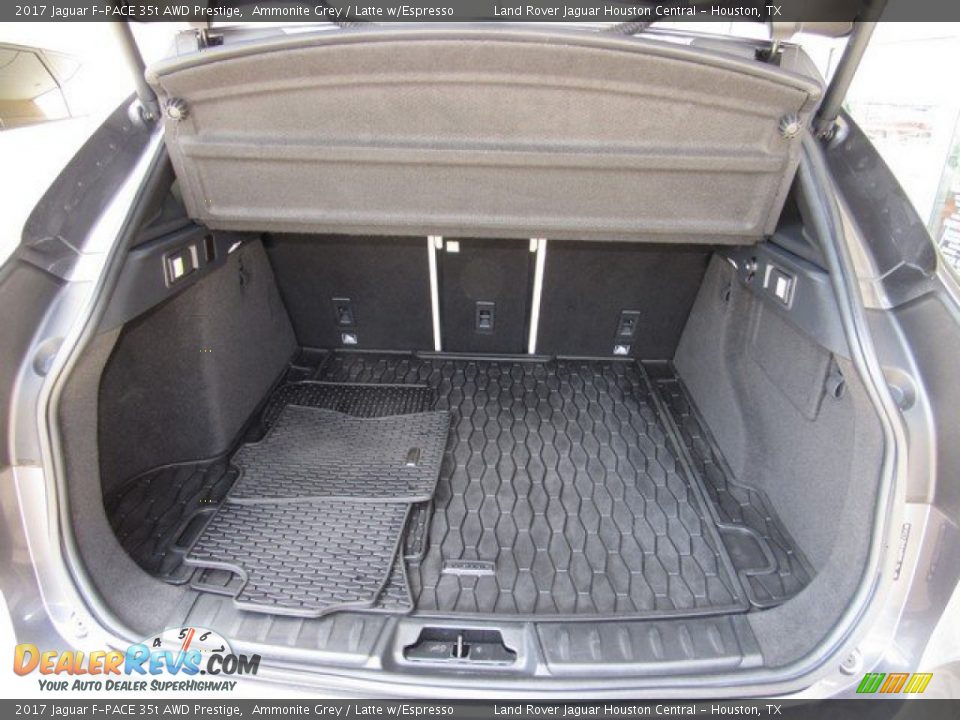2017 Jaguar F-PACE 35t AWD Prestige Ammonite Grey / Latte w/Espresso Photo #18