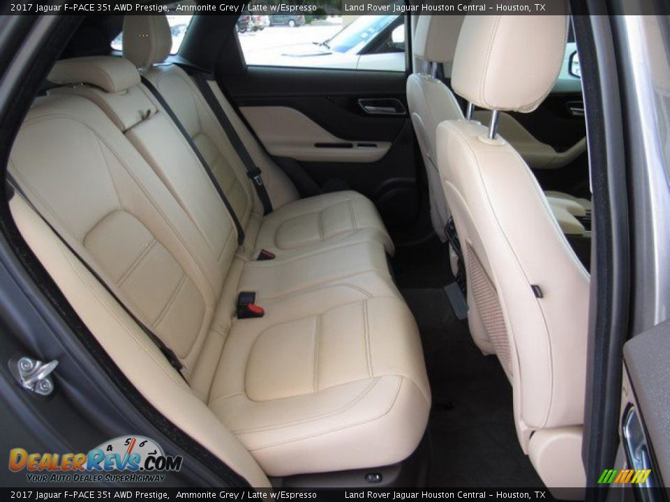 2017 Jaguar F-PACE 35t AWD Prestige Ammonite Grey / Latte w/Espresso Photo #20