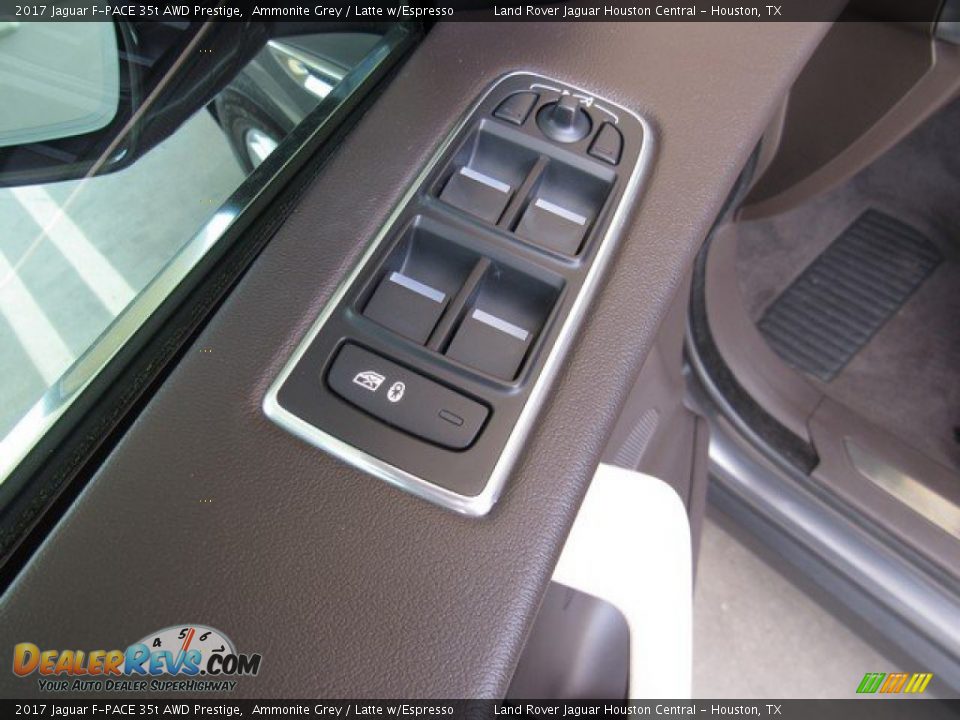 2017 Jaguar F-PACE 35t AWD Prestige Ammonite Grey / Latte w/Espresso Photo #25