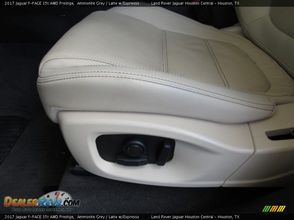 2017 Jaguar F-PACE 35t AWD Prestige Ammonite Grey / Latte w/Espresso Photo #26