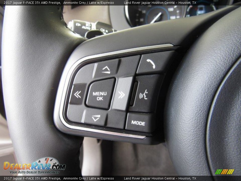 2017 Jaguar F-PACE 35t AWD Prestige Ammonite Grey / Latte w/Espresso Photo #28