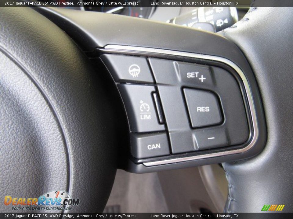 2017 Jaguar F-PACE 35t AWD Prestige Ammonite Grey / Latte w/Espresso Photo #29