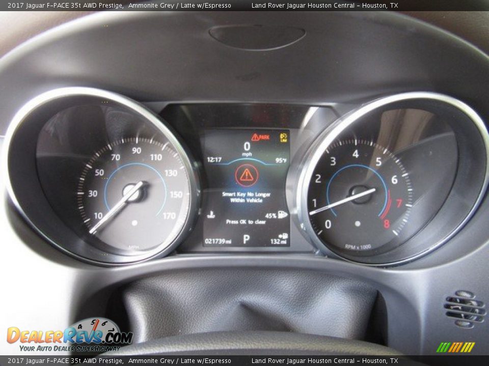 2017 Jaguar F-PACE 35t AWD Prestige Ammonite Grey / Latte w/Espresso Photo #30