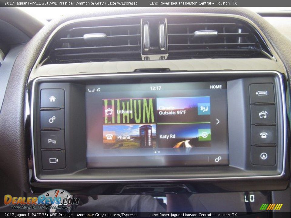 2017 Jaguar F-PACE 35t AWD Prestige Ammonite Grey / Latte w/Espresso Photo #31