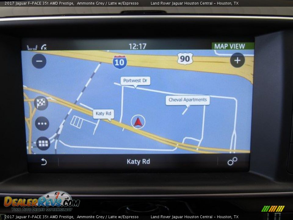 2017 Jaguar F-PACE 35t AWD Prestige Ammonite Grey / Latte w/Espresso Photo #33