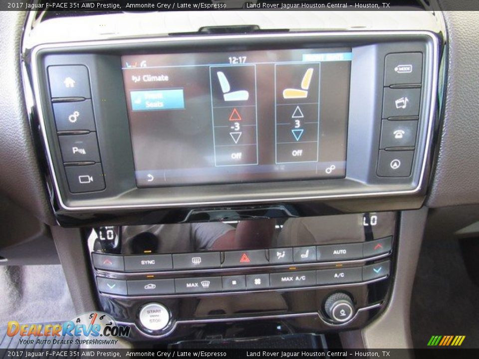 2017 Jaguar F-PACE 35t AWD Prestige Ammonite Grey / Latte w/Espresso Photo #36