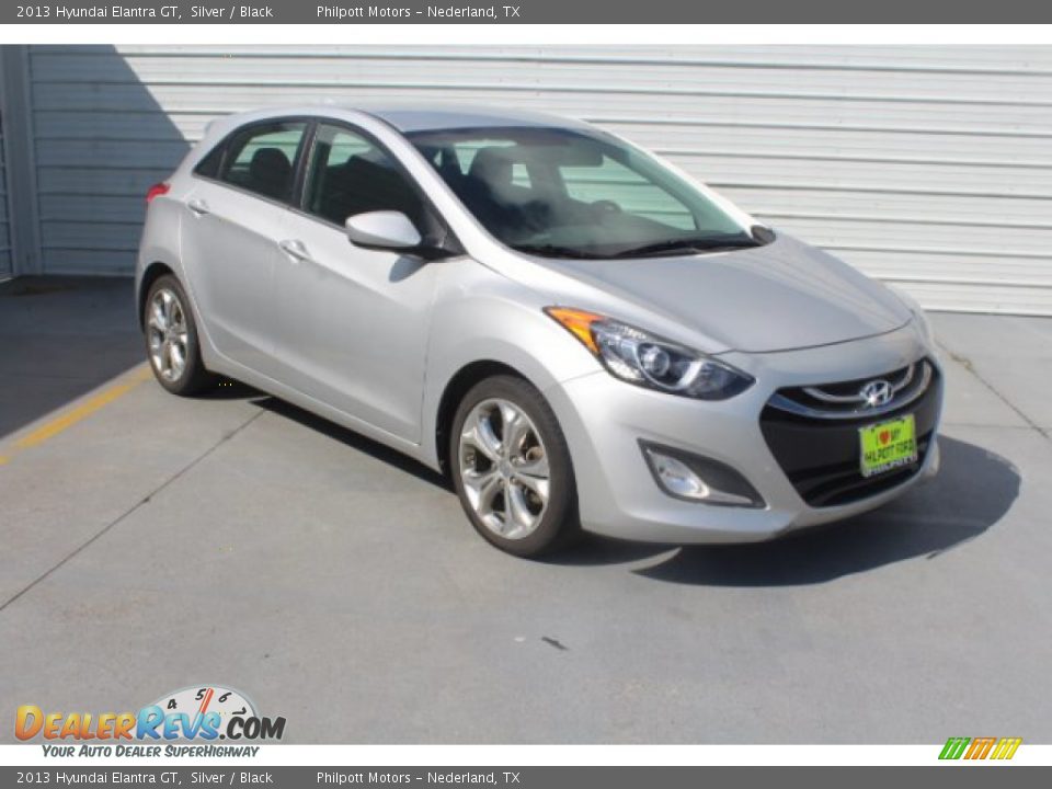 2013 Hyundai Elantra GT Silver / Black Photo #2