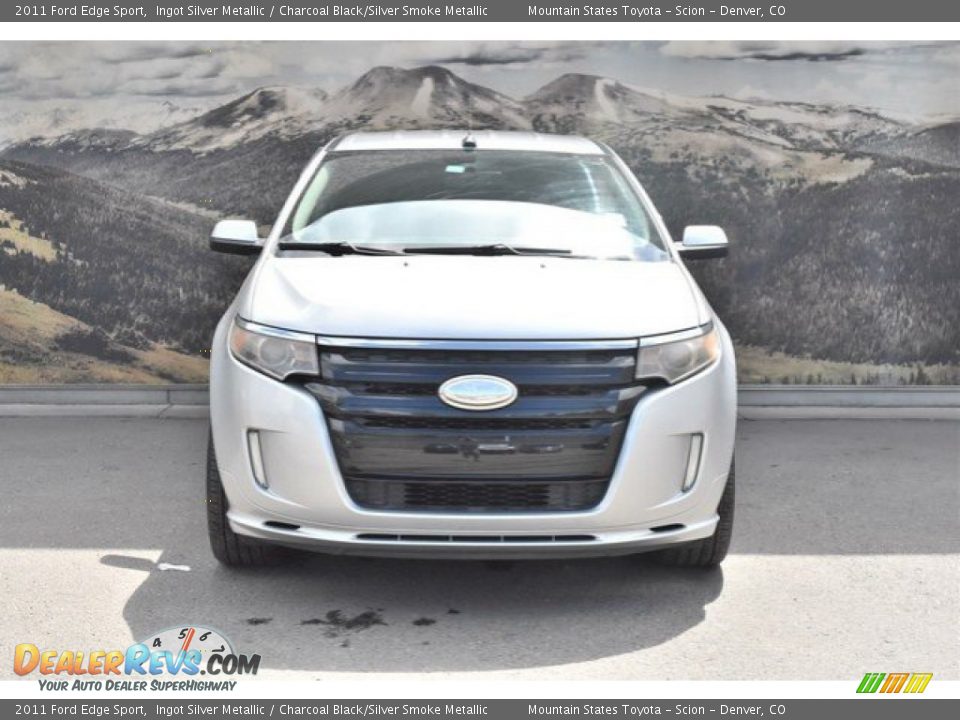 2011 Ford Edge Sport Ingot Silver Metallic / Charcoal Black/Silver Smoke Metallic Photo #4