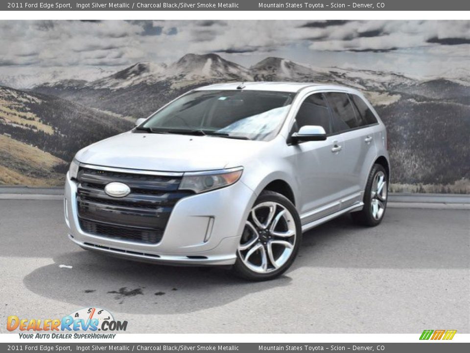 2011 Ford Edge Sport Ingot Silver Metallic / Charcoal Black/Silver Smoke Metallic Photo #5