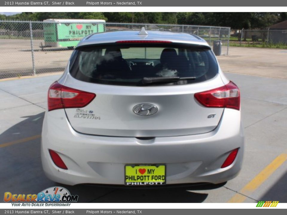 2013 Hyundai Elantra GT Silver / Black Photo #8