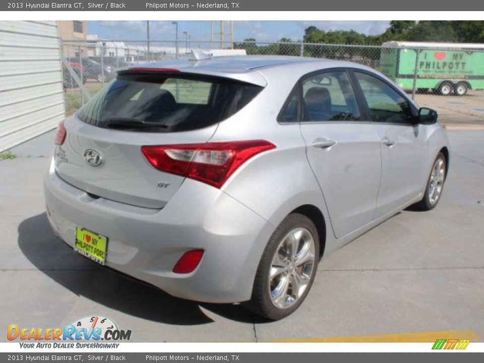 2013 Hyundai Elantra GT Silver / Black Photo #9