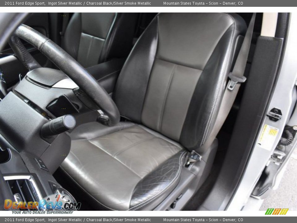 2011 Ford Edge Sport Ingot Silver Metallic / Charcoal Black/Silver Smoke Metallic Photo #12