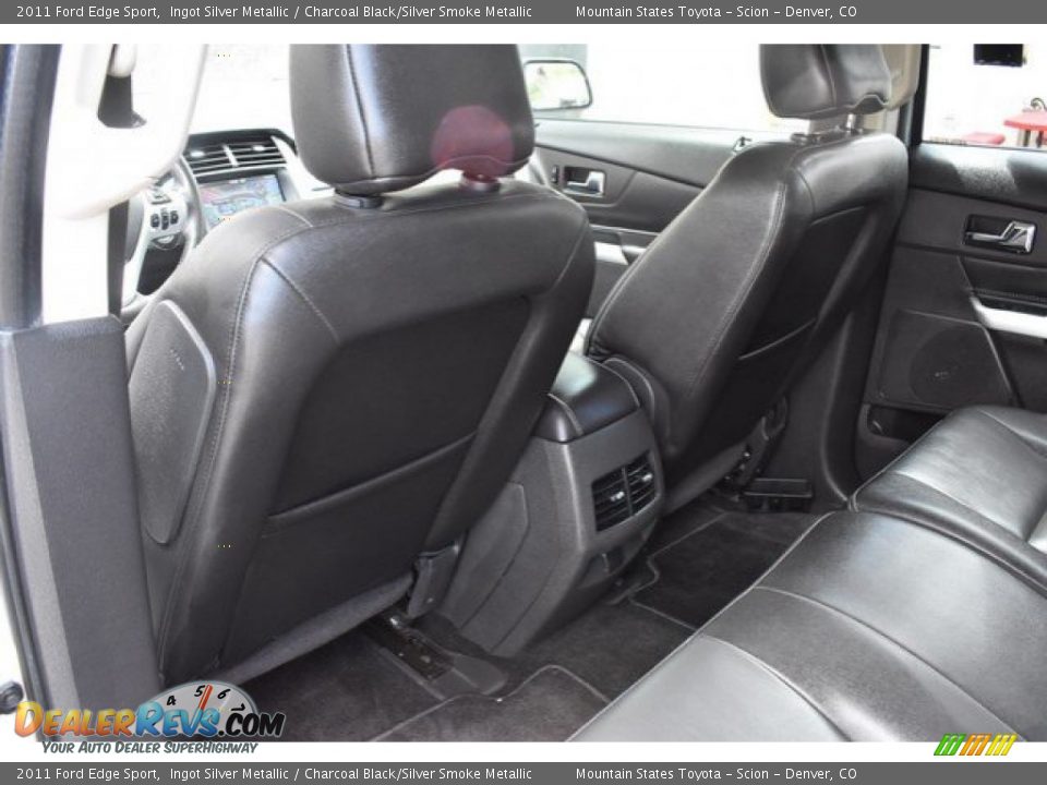 2011 Ford Edge Sport Ingot Silver Metallic / Charcoal Black/Silver Smoke Metallic Photo #19