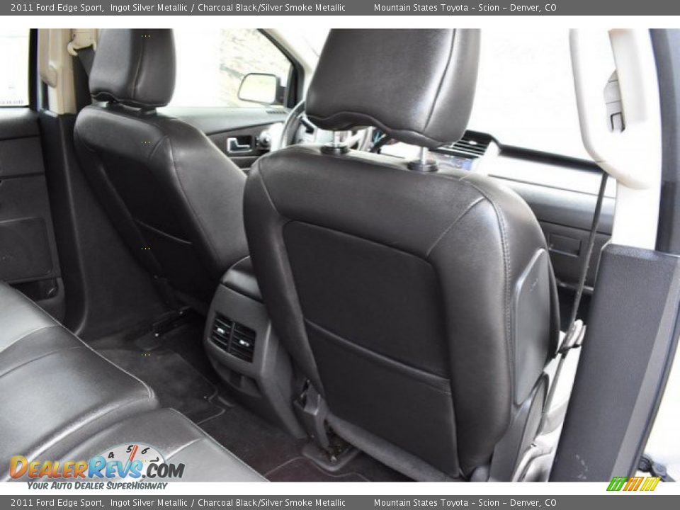 2011 Ford Edge Sport Ingot Silver Metallic / Charcoal Black/Silver Smoke Metallic Photo #20
