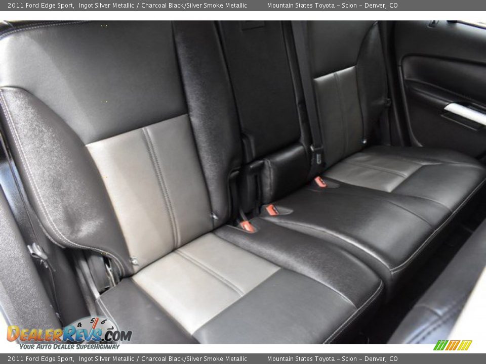 2011 Ford Edge Sport Ingot Silver Metallic / Charcoal Black/Silver Smoke Metallic Photo #22