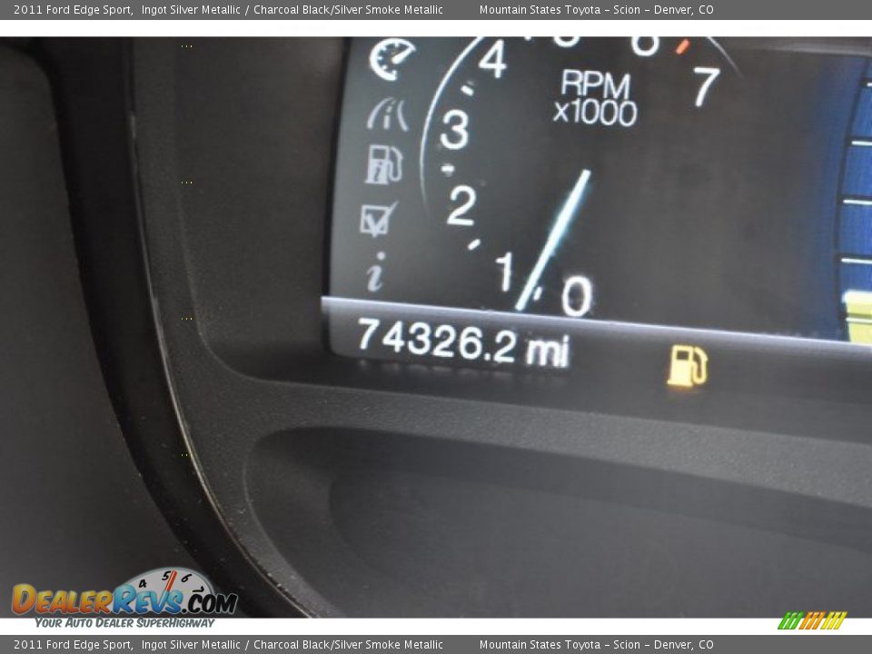 2011 Ford Edge Sport Ingot Silver Metallic / Charcoal Black/Silver Smoke Metallic Photo #29