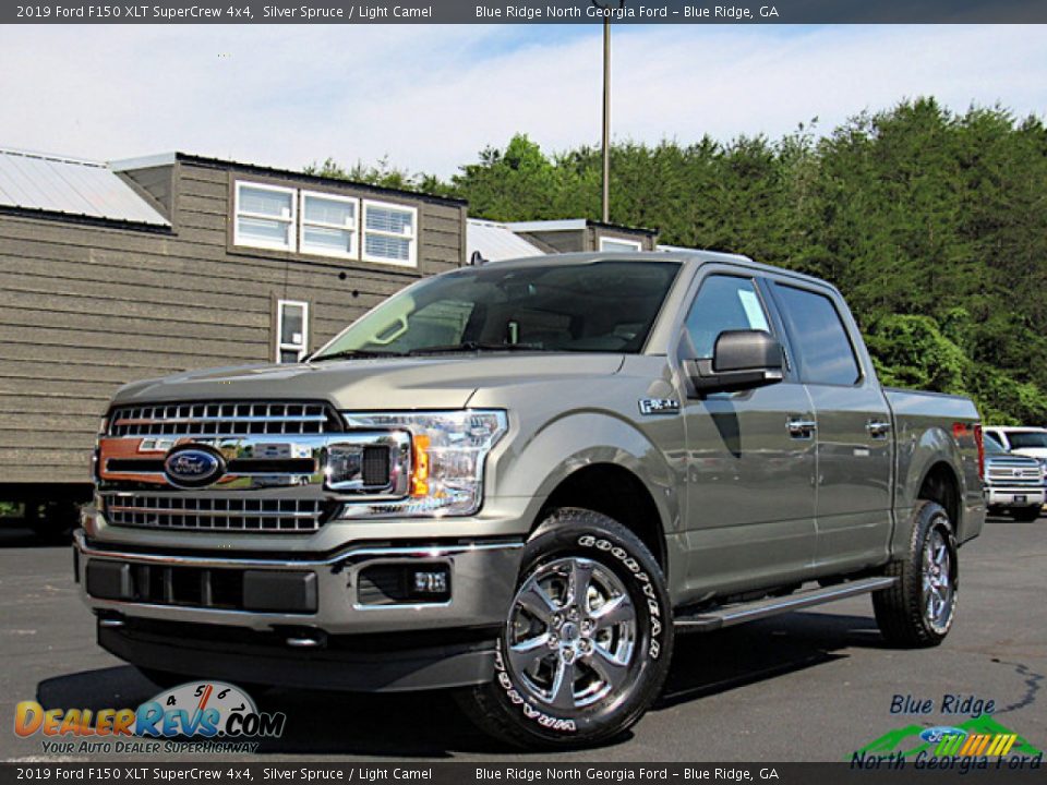 2019 Ford F150 XLT SuperCrew 4x4 Silver Spruce / Light Camel Photo #1