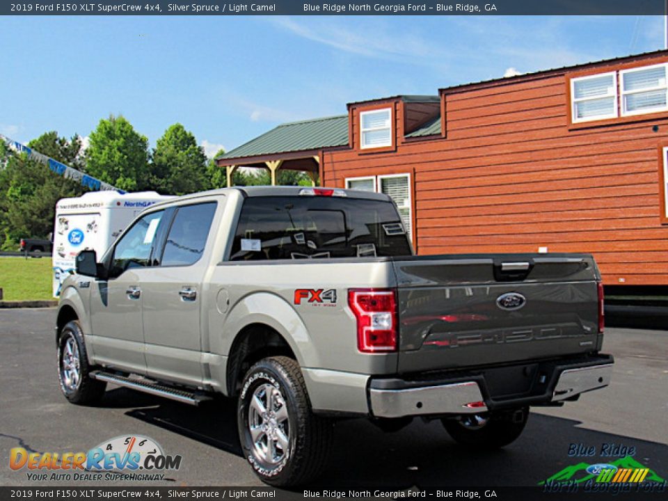 2019 Ford F150 XLT SuperCrew 4x4 Silver Spruce / Light Camel Photo #3