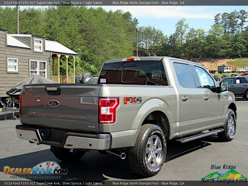 2019 Ford F150 XLT SuperCrew 4x4 Silver Spruce / Light Camel Photo #5