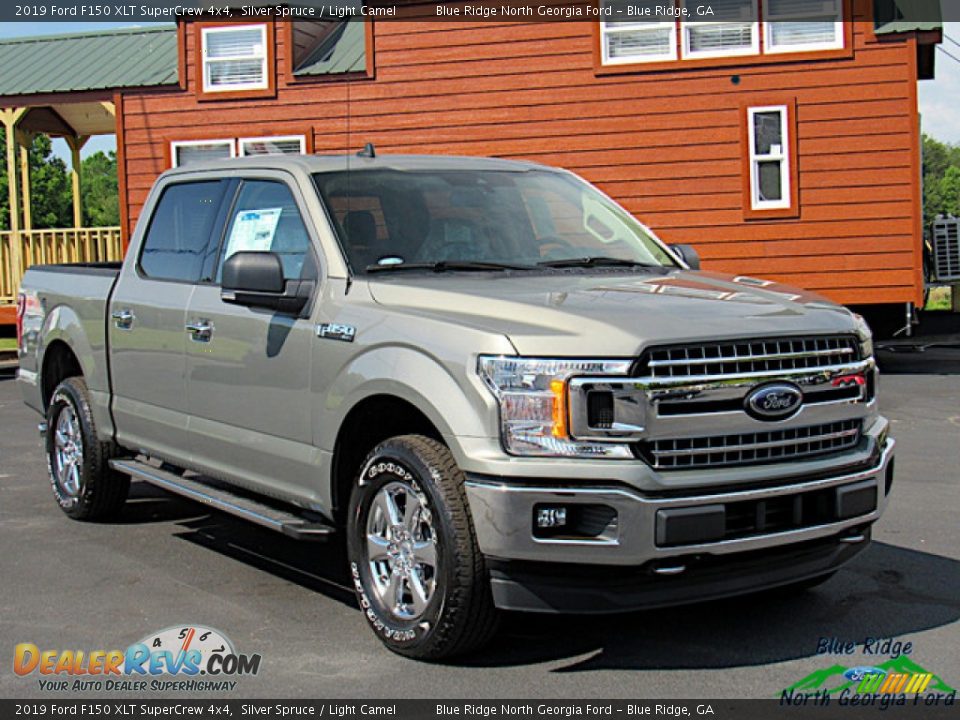 2019 Ford F150 XLT SuperCrew 4x4 Silver Spruce / Light Camel Photo #7