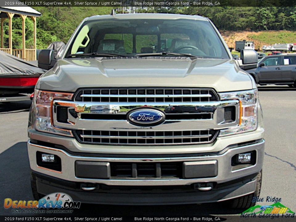 2019 Ford F150 XLT SuperCrew 4x4 Silver Spruce / Light Camel Photo #8