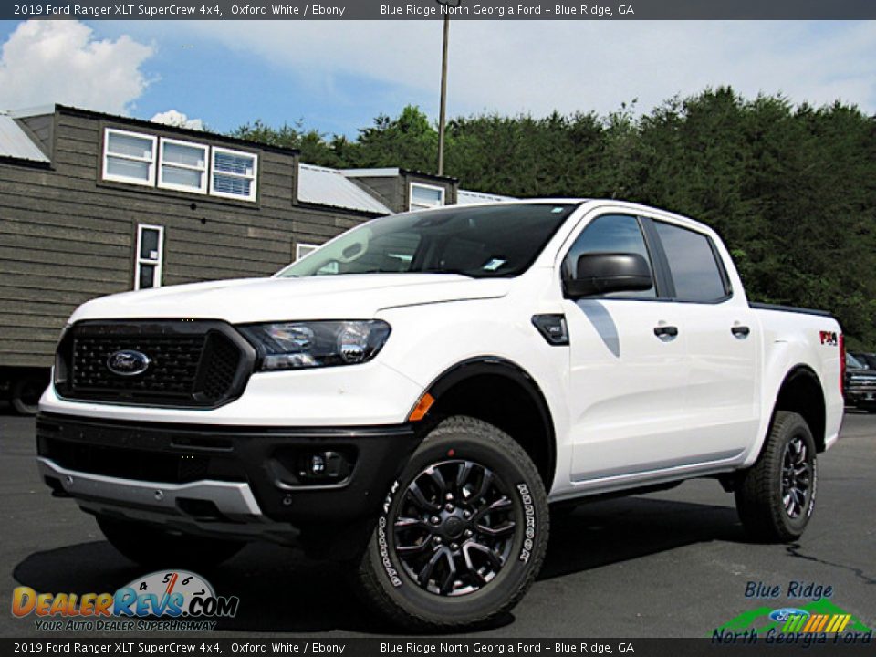 2019 Ford Ranger XLT SuperCrew 4x4 Oxford White / Ebony Photo #1