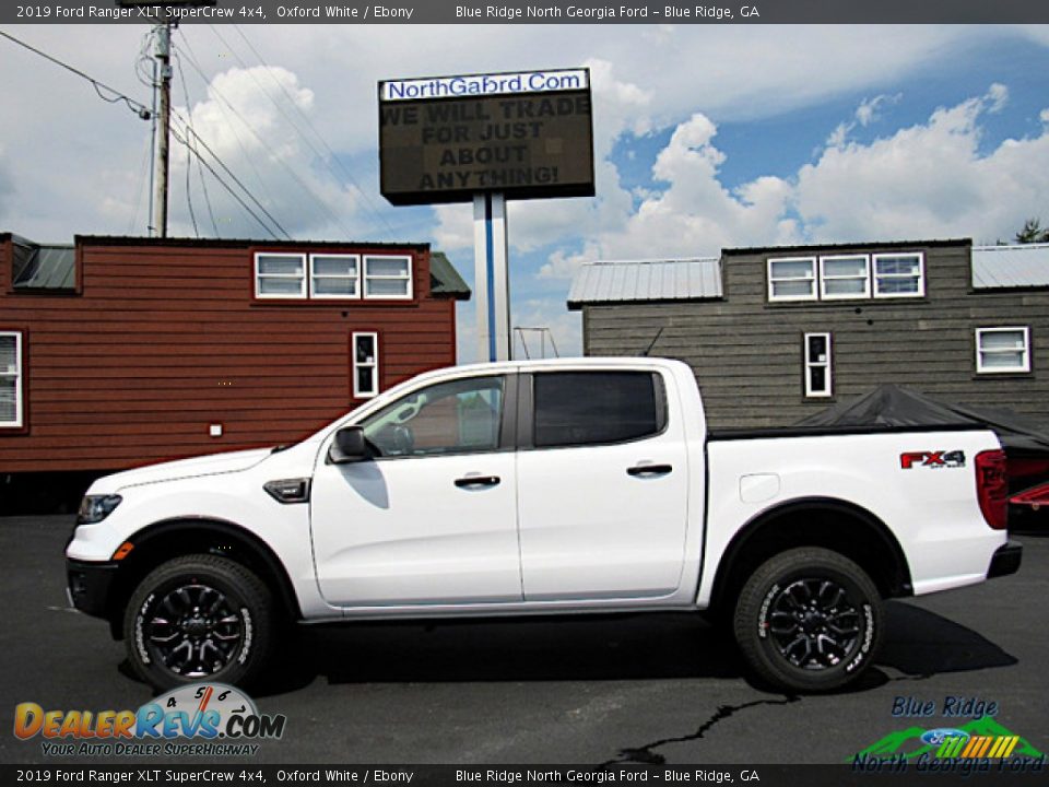 2019 Ford Ranger XLT SuperCrew 4x4 Oxford White / Ebony Photo #2