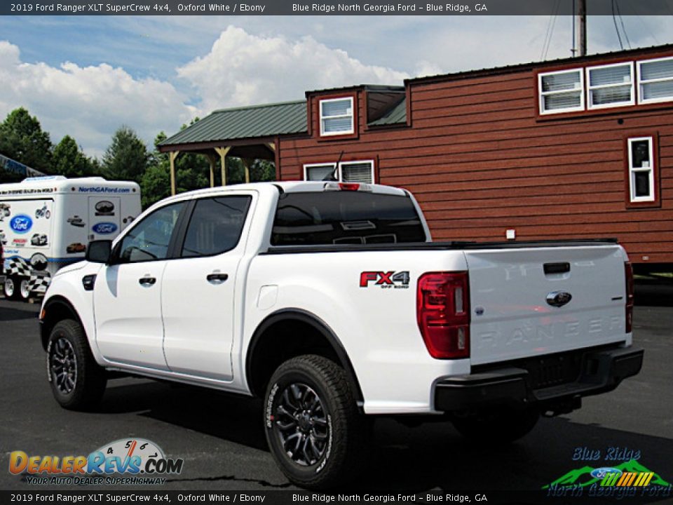 2019 Ford Ranger XLT SuperCrew 4x4 Oxford White / Ebony Photo #3