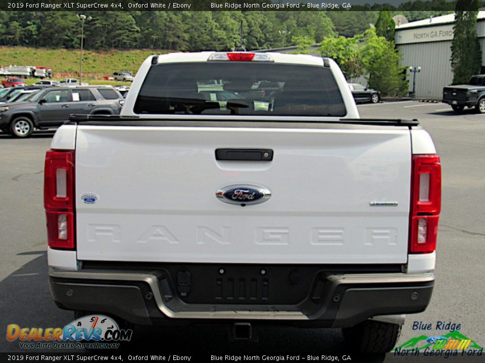 2019 Ford Ranger XLT SuperCrew 4x4 Oxford White / Ebony Photo #4