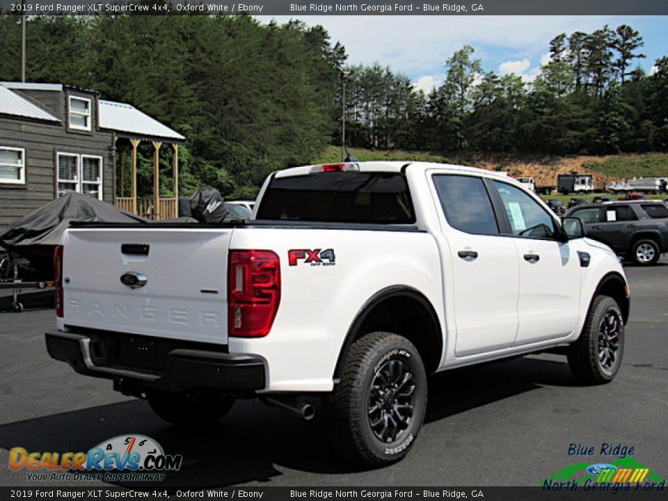 2019 Ford Ranger XLT SuperCrew 4x4 Oxford White / Ebony Photo #5