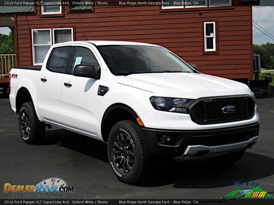 2019 Ford Ranger XLT SuperCrew 4x4 Oxford White / Ebony Photo #7