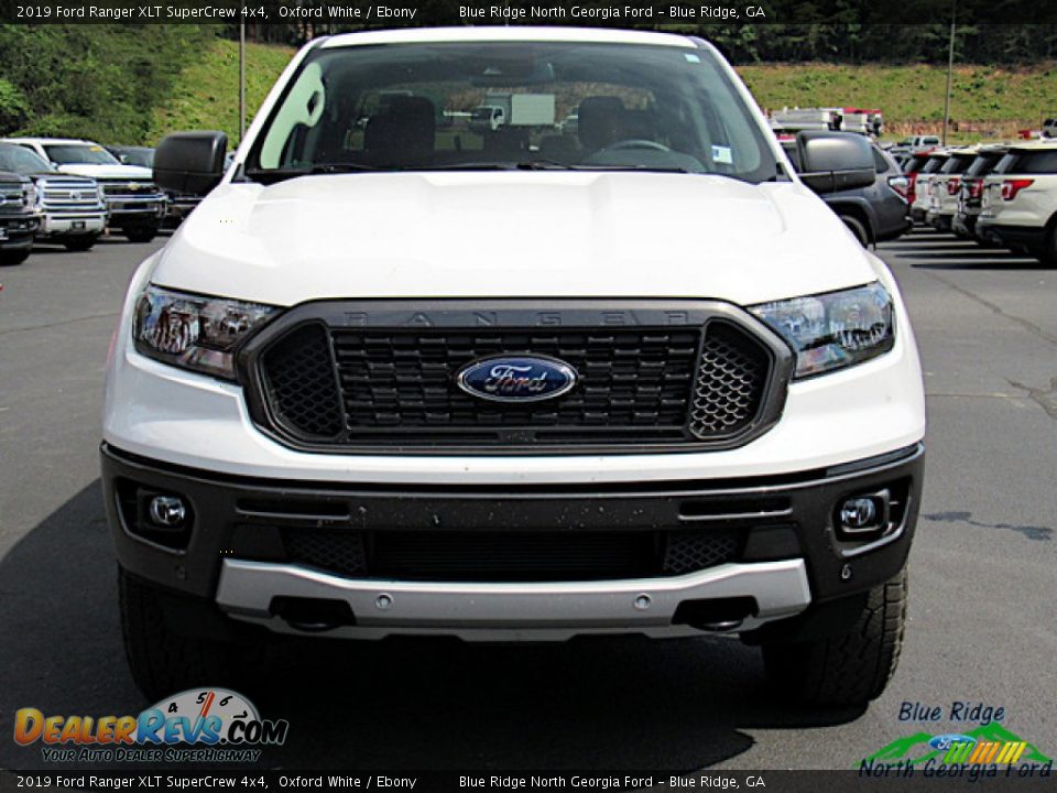 2019 Ford Ranger XLT SuperCrew 4x4 Oxford White / Ebony Photo #8