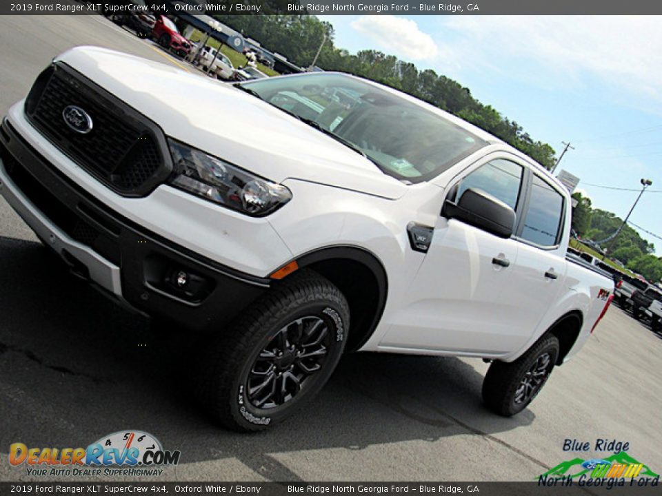 2019 Ford Ranger XLT SuperCrew 4x4 Oxford White / Ebony Photo #30