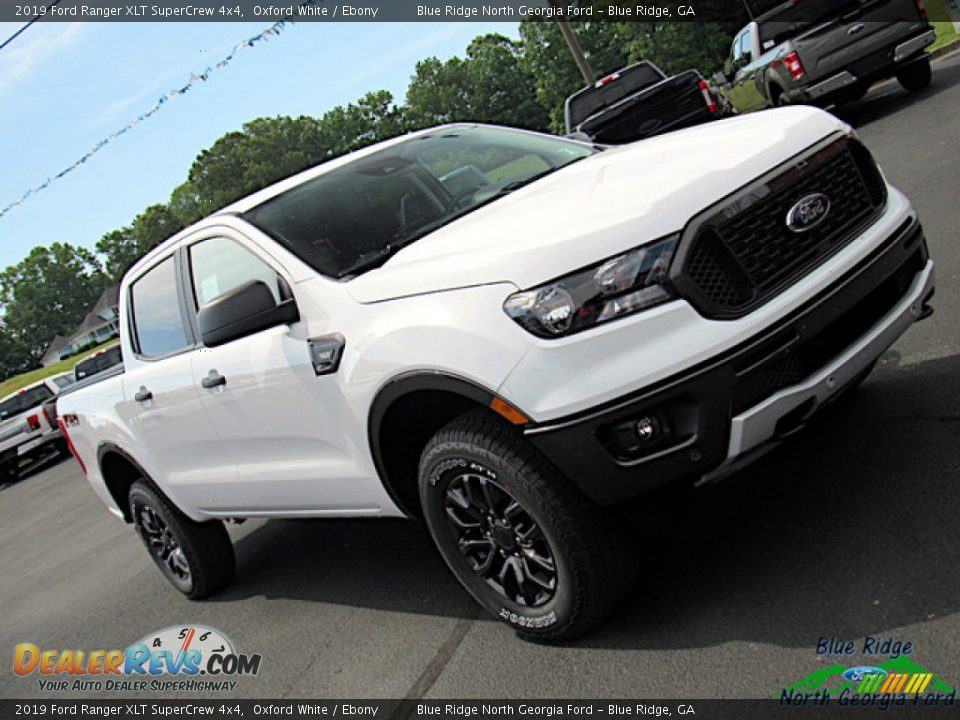 2019 Ford Ranger XLT SuperCrew 4x4 Oxford White / Ebony Photo #31