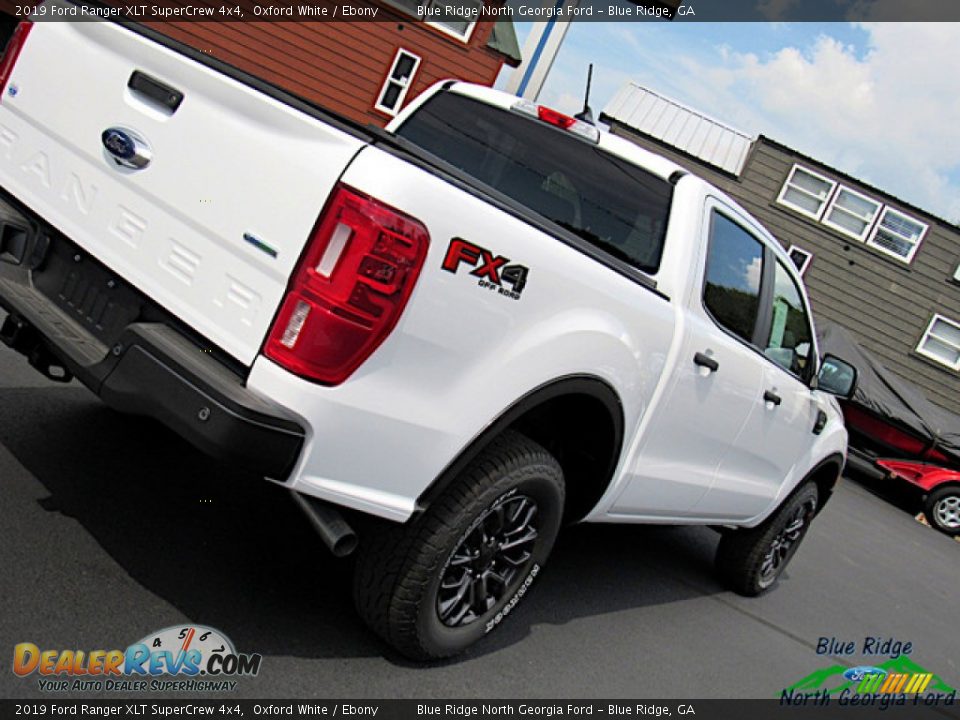 2019 Ford Ranger XLT SuperCrew 4x4 Oxford White / Ebony Photo #32