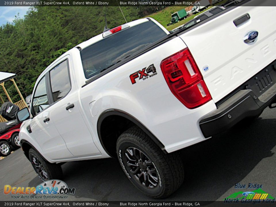 2019 Ford Ranger XLT SuperCrew 4x4 Oxford White / Ebony Photo #33