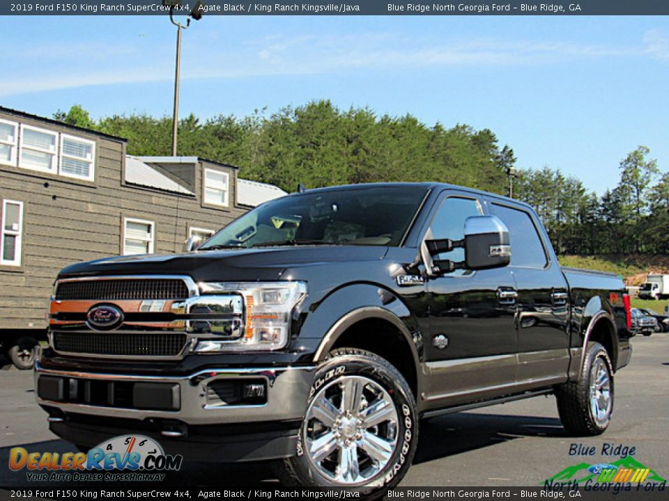 2019 Ford F150 King Ranch SuperCrew 4x4 Agate Black / King Ranch Kingsville/Java Photo #1