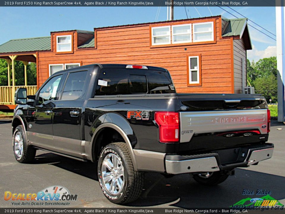2019 Ford F150 King Ranch SuperCrew 4x4 Agate Black / King Ranch Kingsville/Java Photo #3