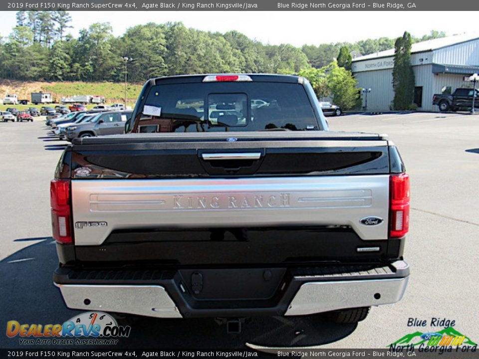 2019 Ford F150 King Ranch SuperCrew 4x4 Agate Black / King Ranch Kingsville/Java Photo #4