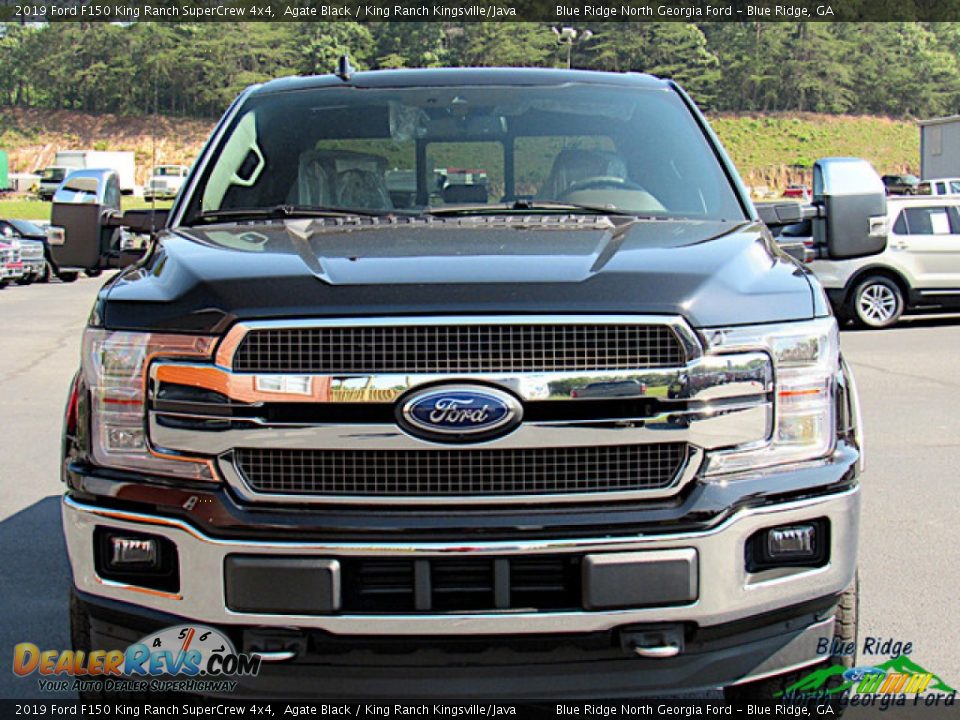 2019 Ford F150 King Ranch SuperCrew 4x4 Agate Black / King Ranch Kingsville/Java Photo #8