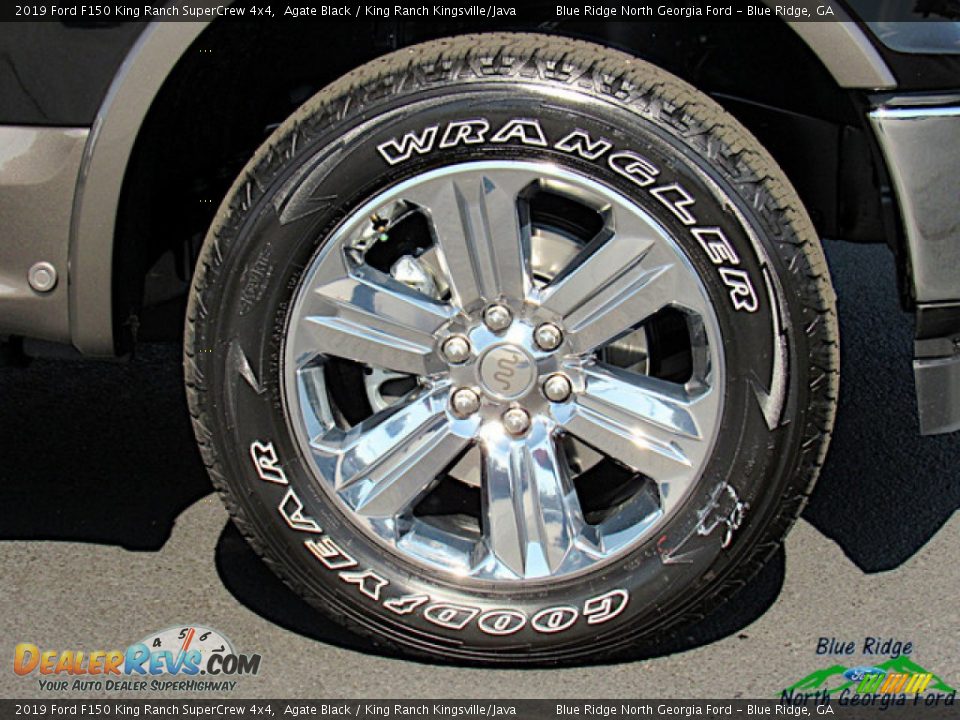 2019 Ford F150 King Ranch SuperCrew 4x4 Agate Black / King Ranch Kingsville/Java Photo #9