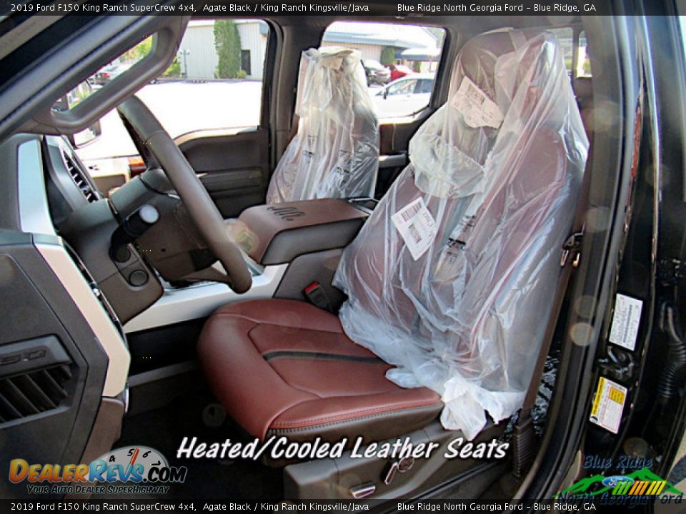 2019 Ford F150 King Ranch SuperCrew 4x4 Agate Black / King Ranch Kingsville/Java Photo #10