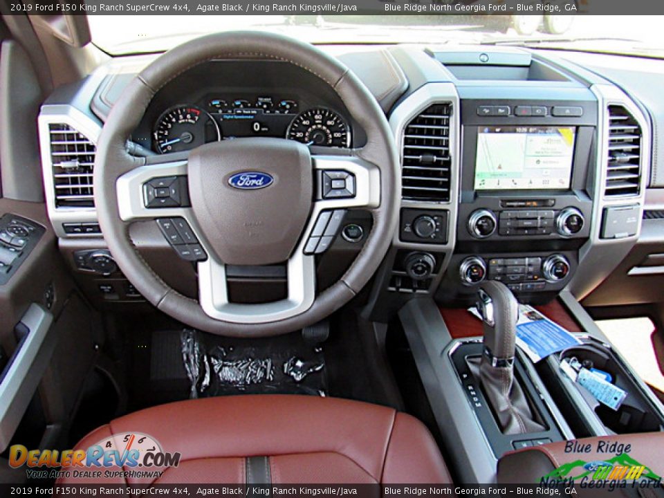 2019 Ford F150 King Ranch SuperCrew 4x4 Agate Black / King Ranch Kingsville/Java Photo #15
