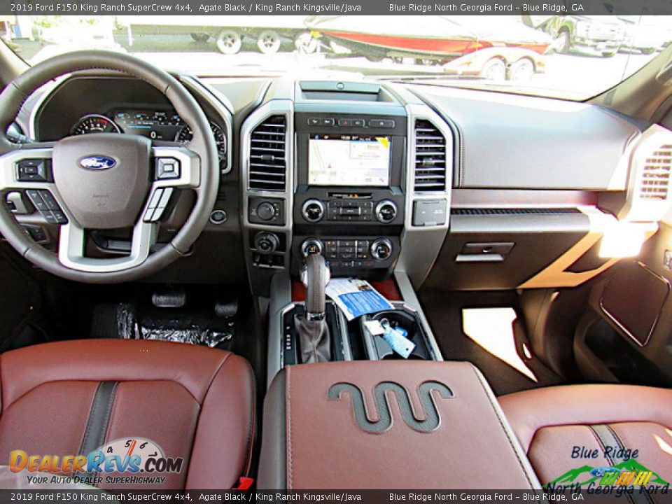 2019 Ford F150 King Ranch SuperCrew 4x4 Agate Black / King Ranch Kingsville/Java Photo #16