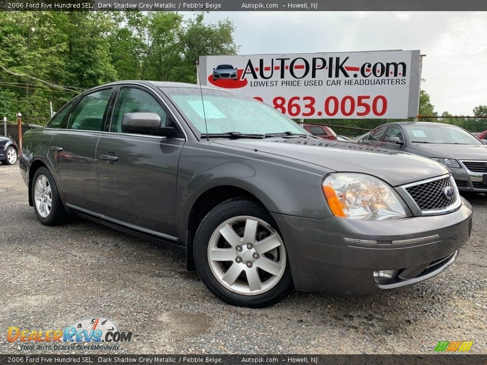 2006 Ford Five Hundred SEL Dark Shadow Grey Metallic / Pebble Beige Photo #1