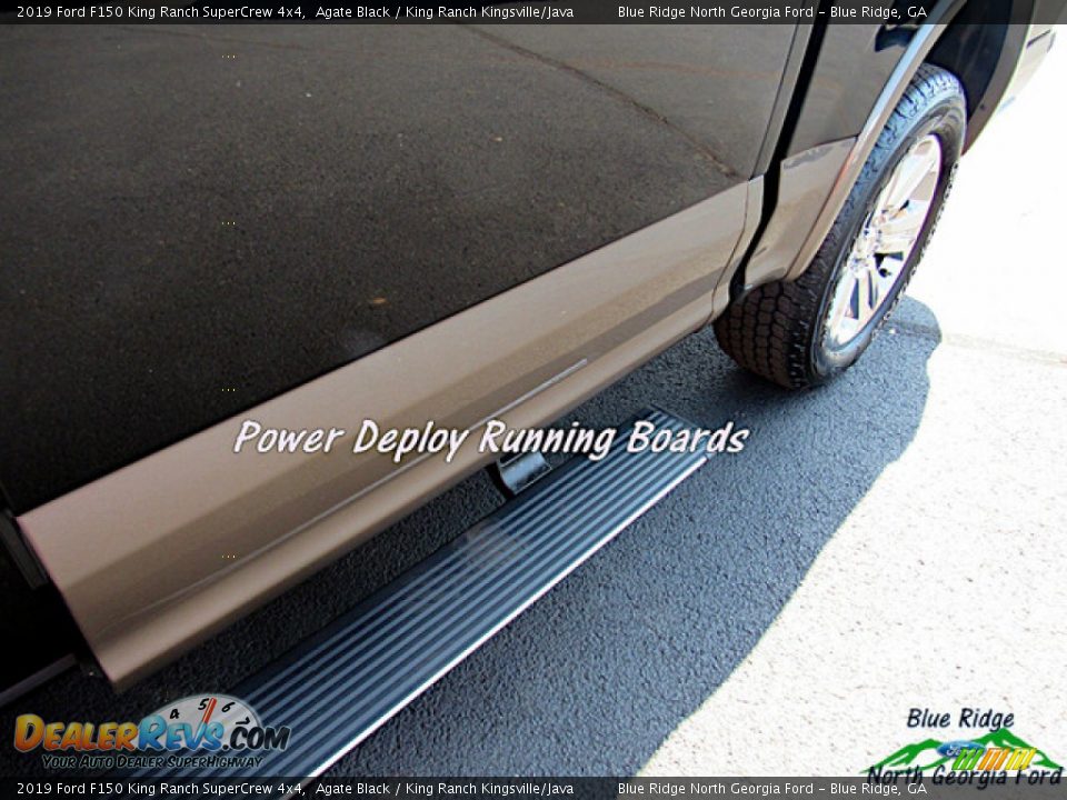 2019 Ford F150 King Ranch SuperCrew 4x4 Agate Black / King Ranch Kingsville/Java Photo #27